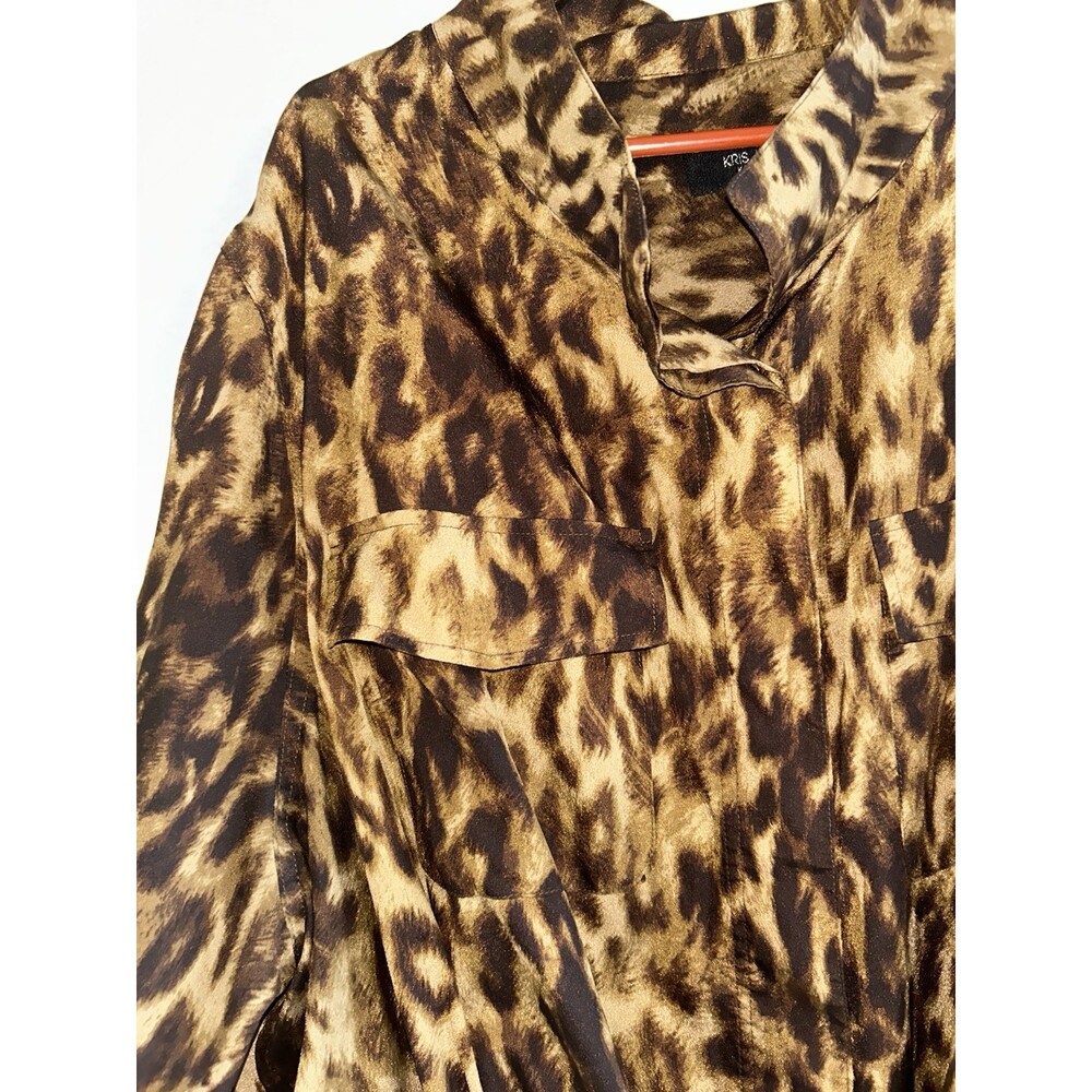 Sz 3X By Kris Jenner. Animal Print Fabric. Looks Luxurious. Very Stylish - Picture 4 of 6